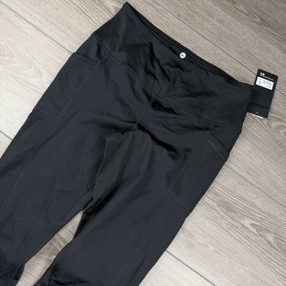 90 Degree Reflex Women's Pull On Athletic Leggings Black Size Large New